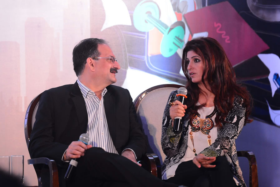 Dr. Nozer Sheriar and Twinkle Khanna