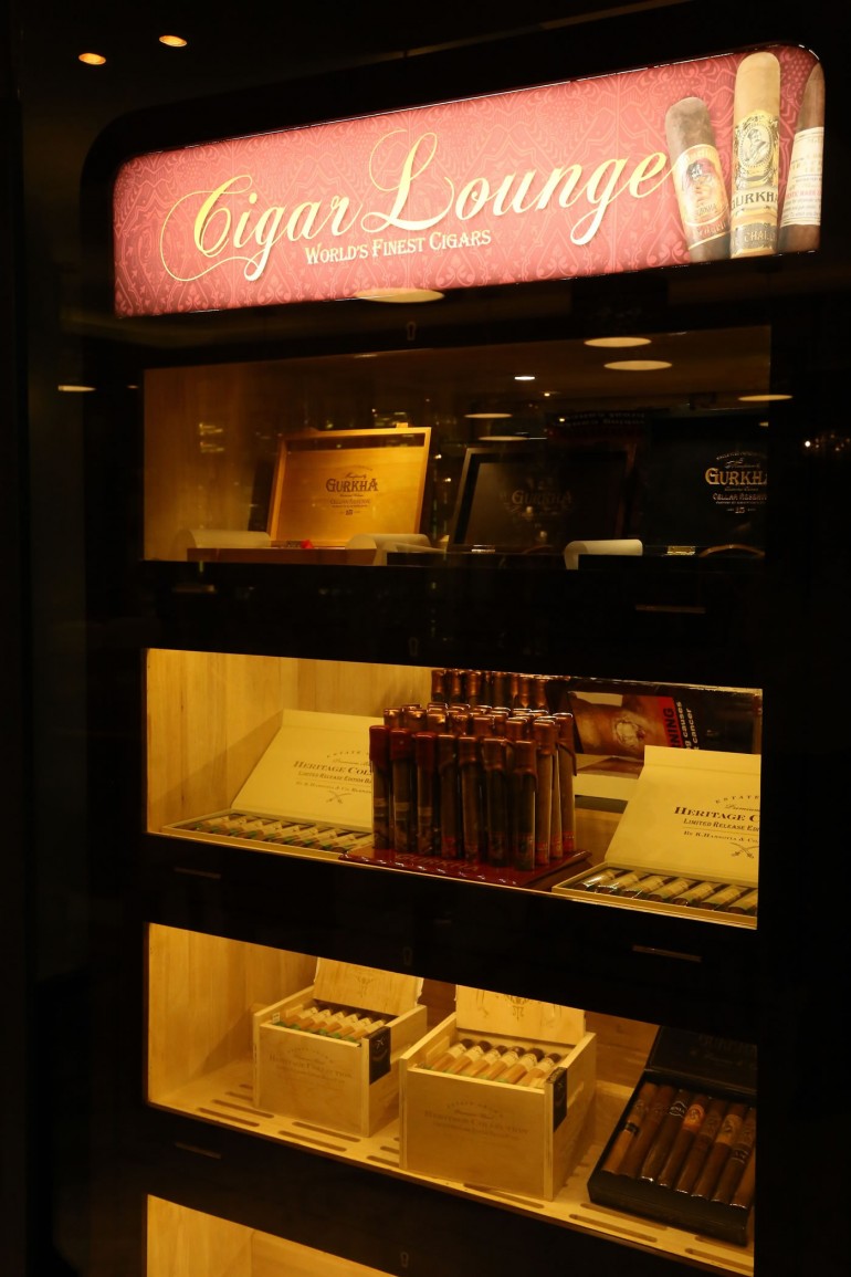 Cigar at a display - Cigar Lounge, Sofitel Mumbai BKC_02