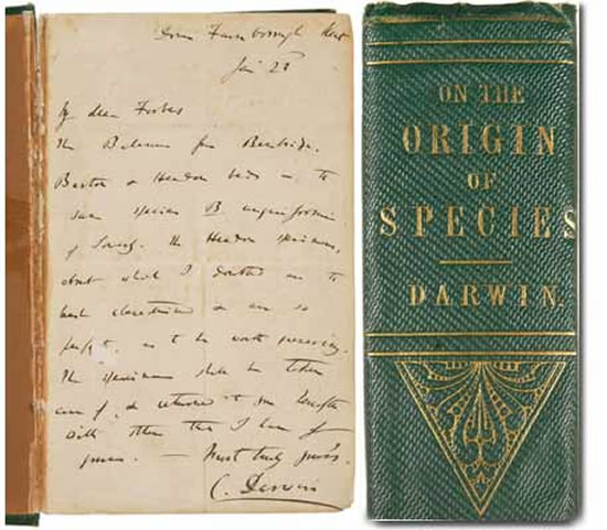On The Origin Of Species First Edition 1859 Solar Super