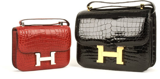 2008 Hermes dark brown crocodile Birkin bag sold for $59,000 at ...