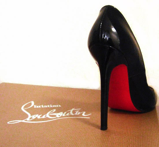 Louis Vuitton Classic Black Heels With Red Bottom