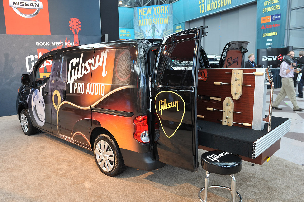 Gibson and Nissan team up to unveil a unique mobile guitar repair van