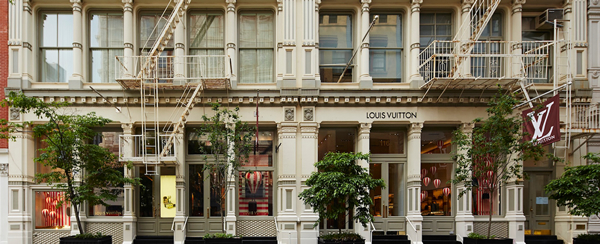 Louis Vuitton store in Soho in New York on Saturday, September 5