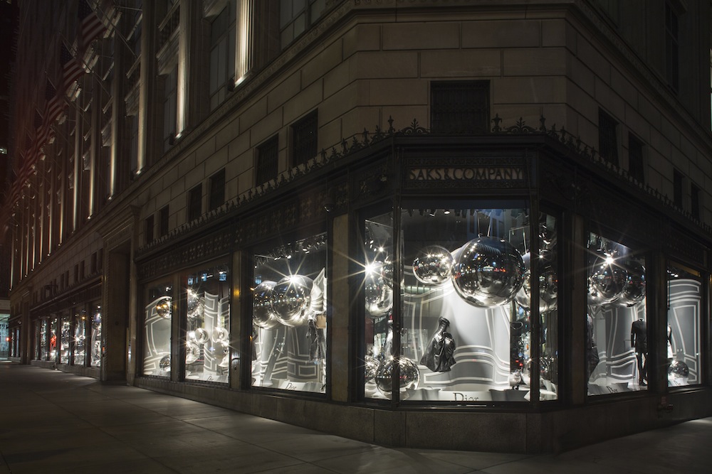 Hear! Hear! Saks Fifth Avenue’s display windows scream Louis Vuitton