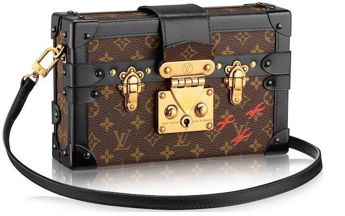 Louis Vuitton’s monogrammed trunks take the shape of a clutch