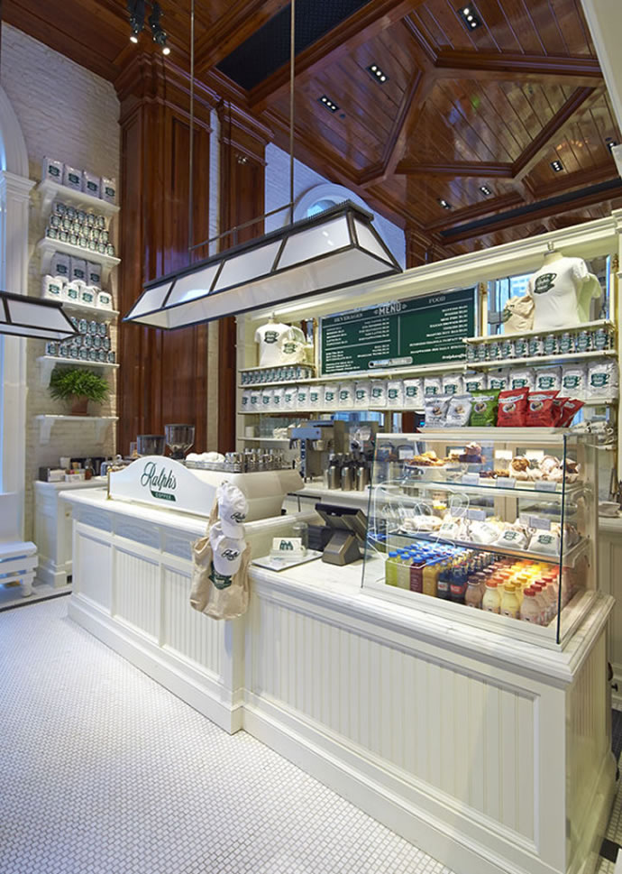 Ralph Lauren opens his own coffee shop in New York! Designer coffee anyone?