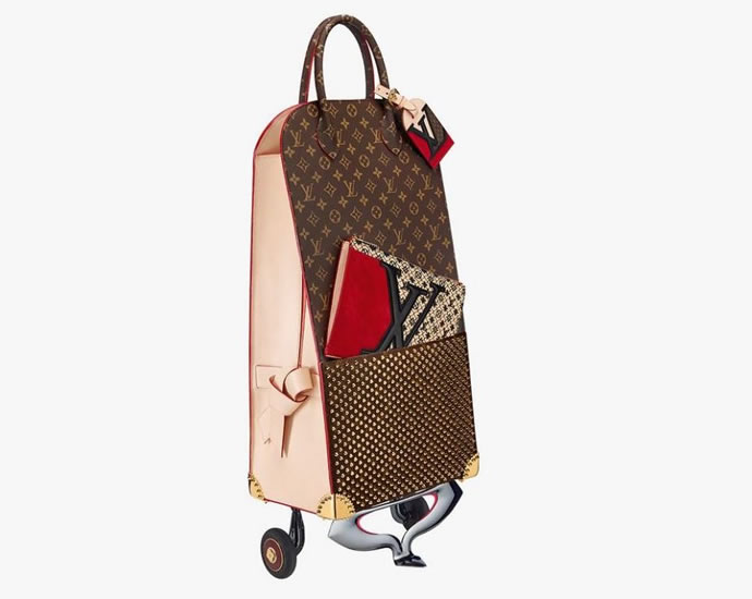 Carry your groceries in style with Louis Vuitton and Christian Louboutin  Shopping Trolley