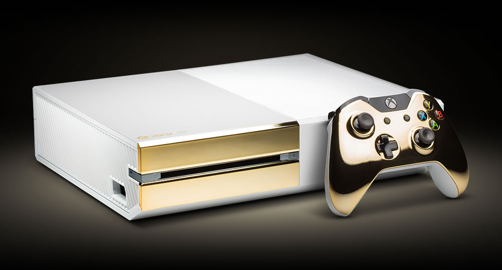 ... edition 24k Xbox One Pearl set in a gorgeous white and gold format