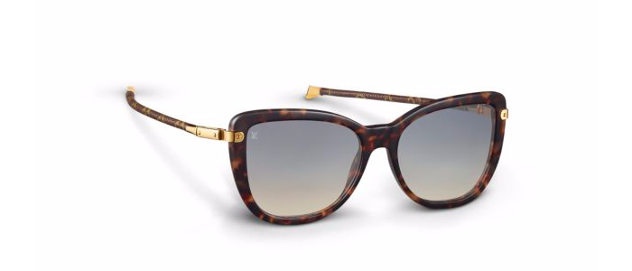 Louis Vuitton Blue/Black Gradient Z0745W Charlotte Sunglasses at