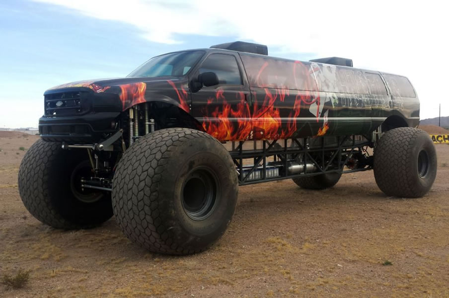 Meet the $1 million Sin City Hustler, the world\u002639;s first luxury monster truck
