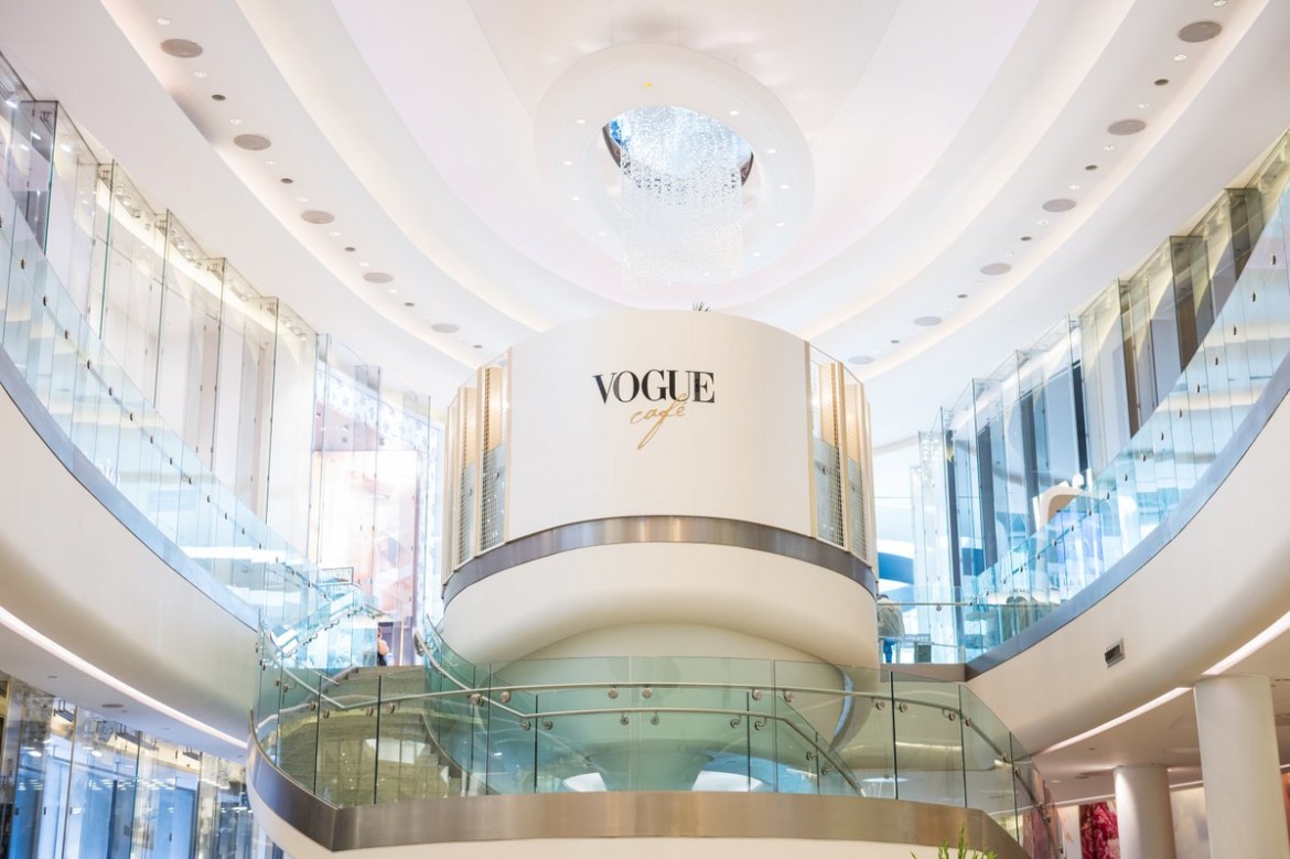 British Vogue opens a pop up cafe at Westfield to celebrate 100 years