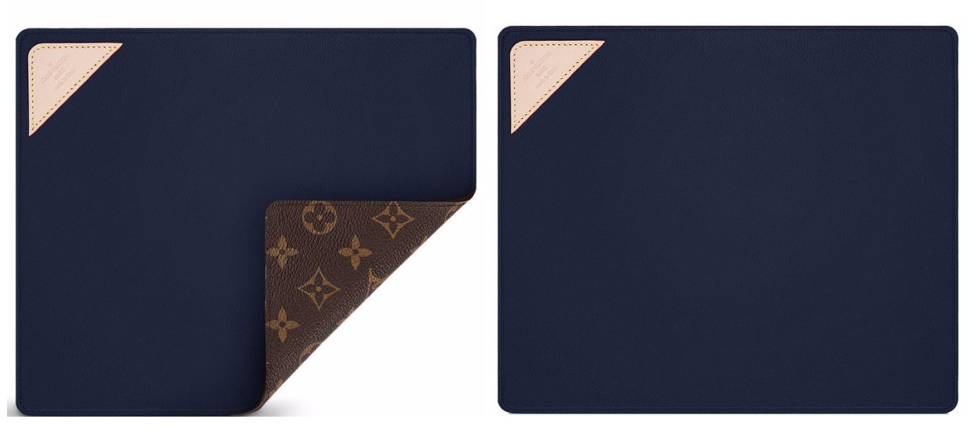 Louis Vuitton&#39;s leather bound $400 mouse pad