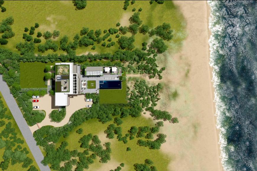 Hamptons-Spec-House-Transparent-Pool-For-Sale-Aerial