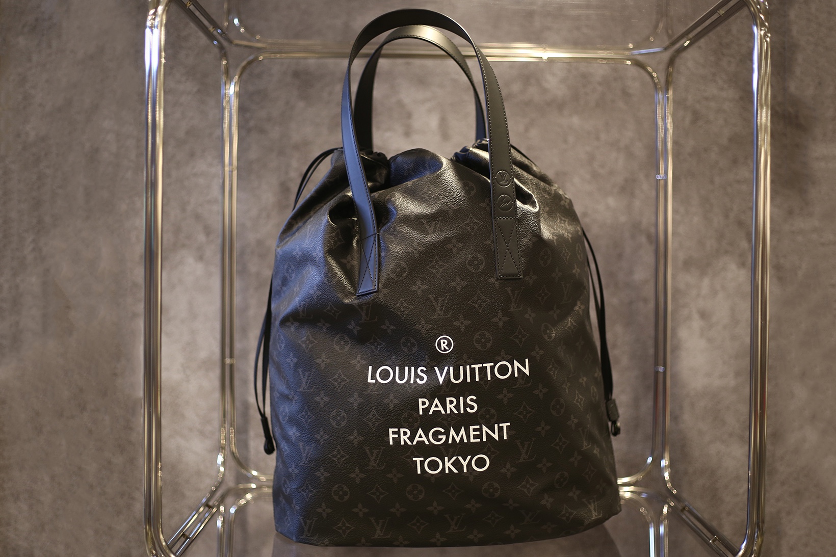 Check out the uber-chic Louis Vuitton X Fragment design Pop up at Harrods, London