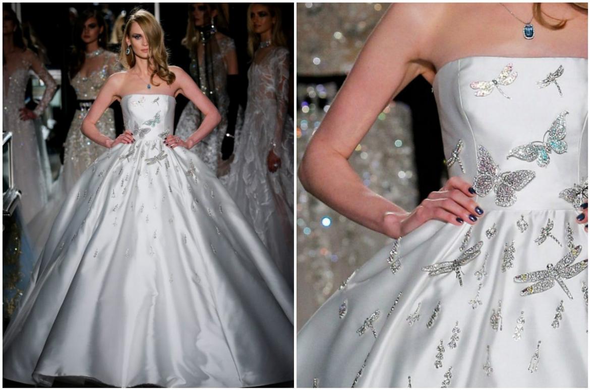 Image result for Reem Acra $ 2.14 million wedding dress