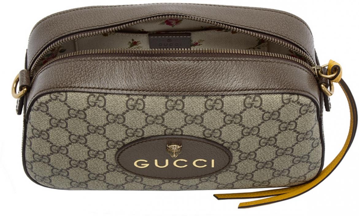 Take a look at Gucci’s chic GG Supreme Camera Bag
