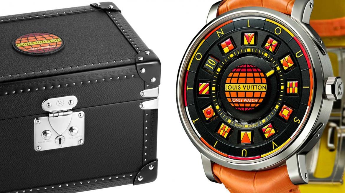 Louis Vuitton’s Escale Spin Time Black & Fire gets scorching hot in flame hues for Only Watch