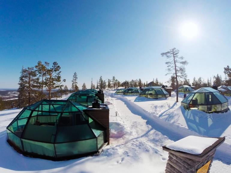 Lapland’s luxury glass Igloos will give you the night sky in fully comfort