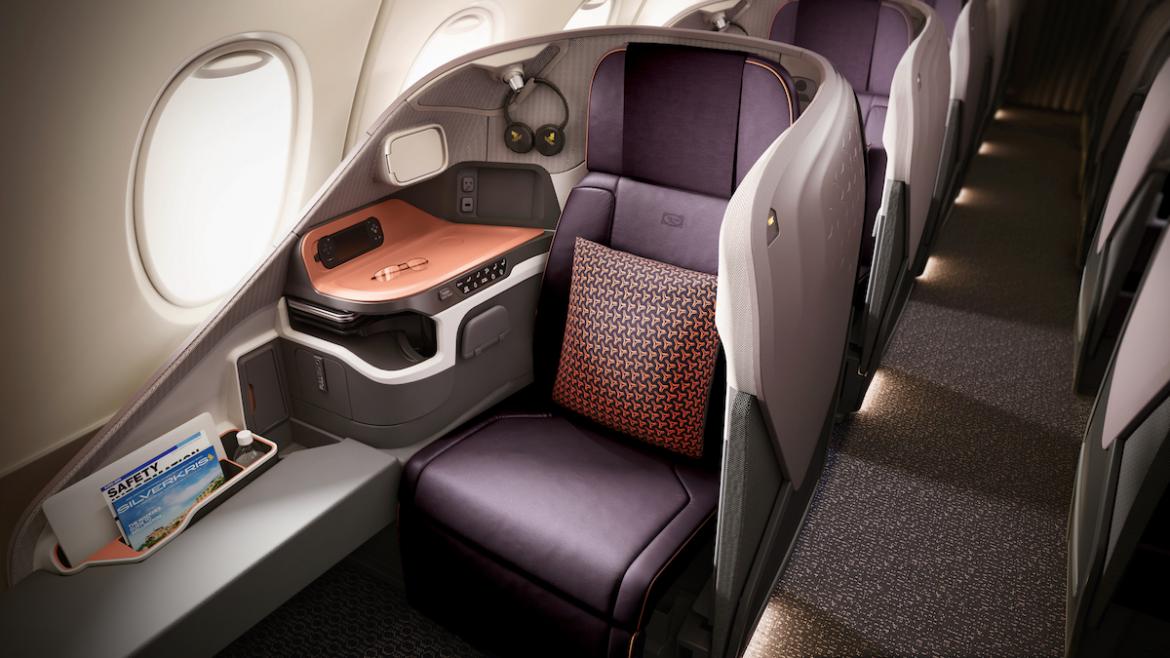Singapore Airlines’ Business class upgrades include full beds, aisle
