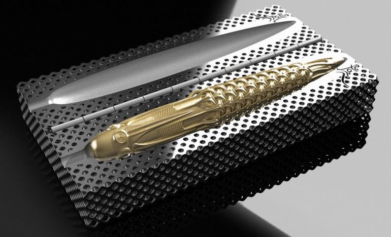 Discover the world’s first 3D printed solid gold fountain pen