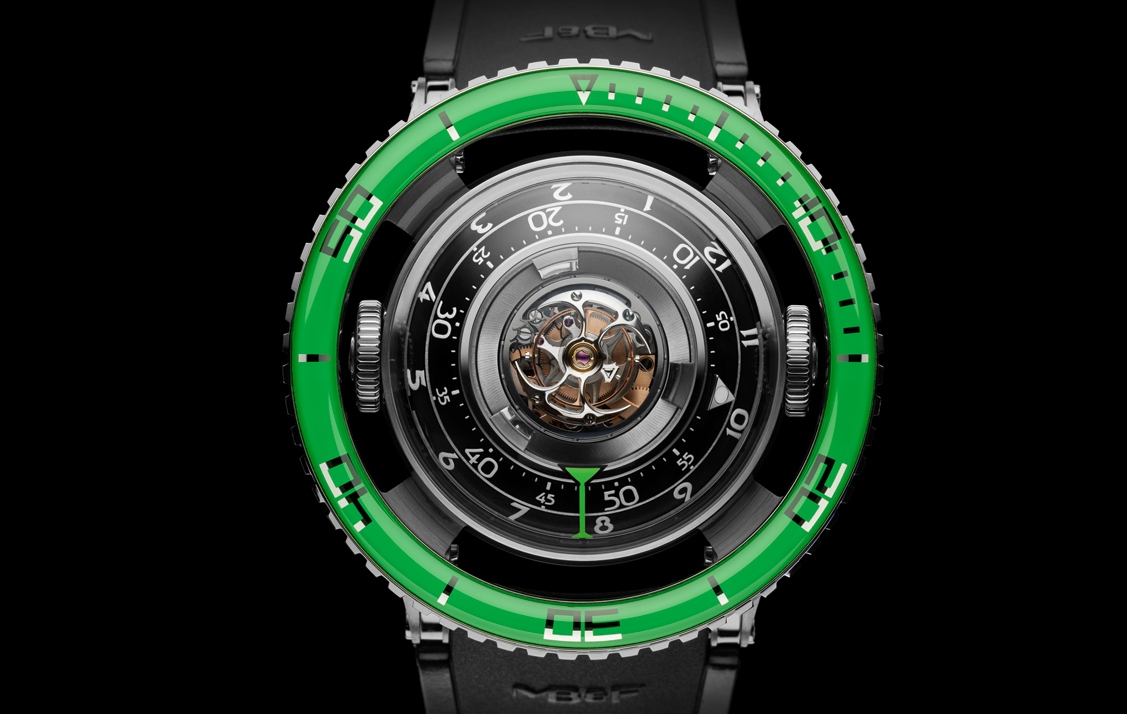 MB&F?s newest version of the HM7 Aquapod timepiece is big, bold and very green