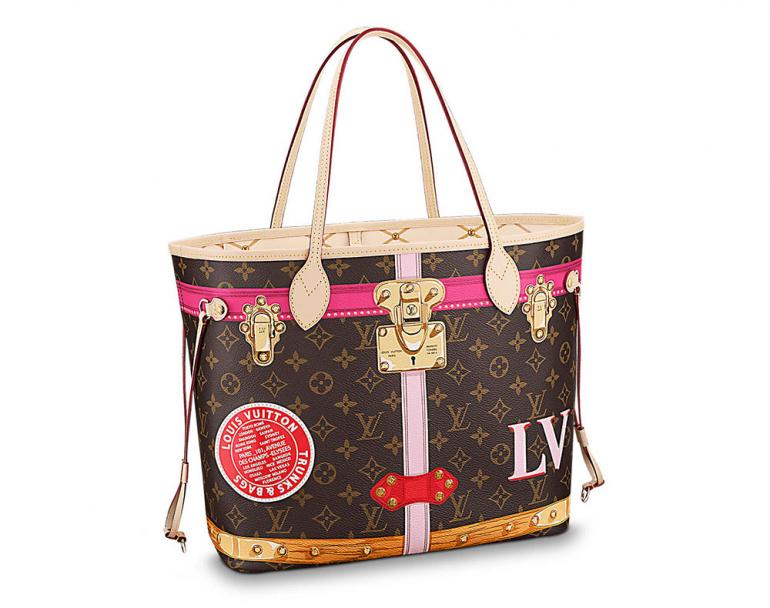 Classic handbags with color stickers - We are loving Louis Vuitton&#39;s new summer capsule collection