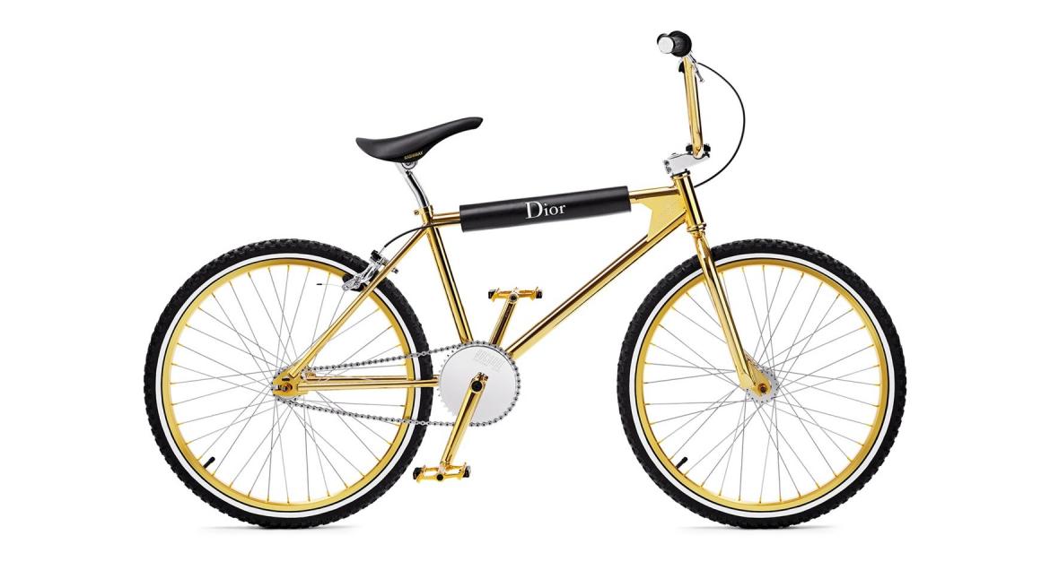 dior gold bmx bike