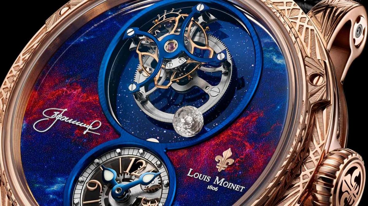 This gorgeous tourbillion from Louis Moinet pays tribute to the first man who walked in outer space
