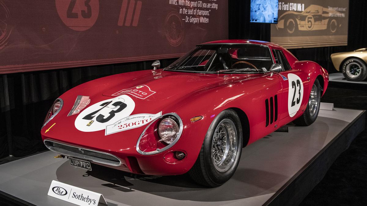 At $48.4 million this Ferrari 250 GTO is the most expensive car sold at