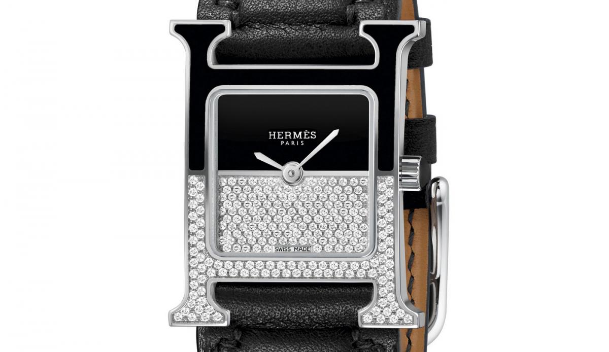 Hermès plays with light and darkness with their Heure H Double Jeu watches