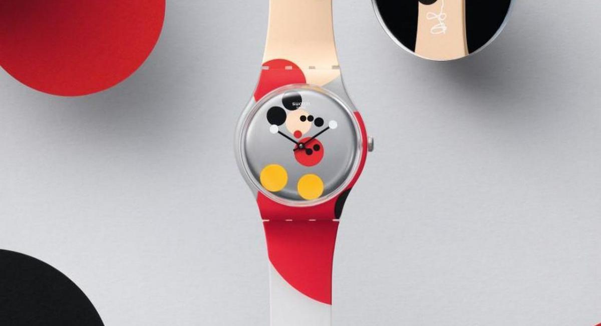 Swatch and Damien Hirst join forces for limited edition Mickey Mouse watches