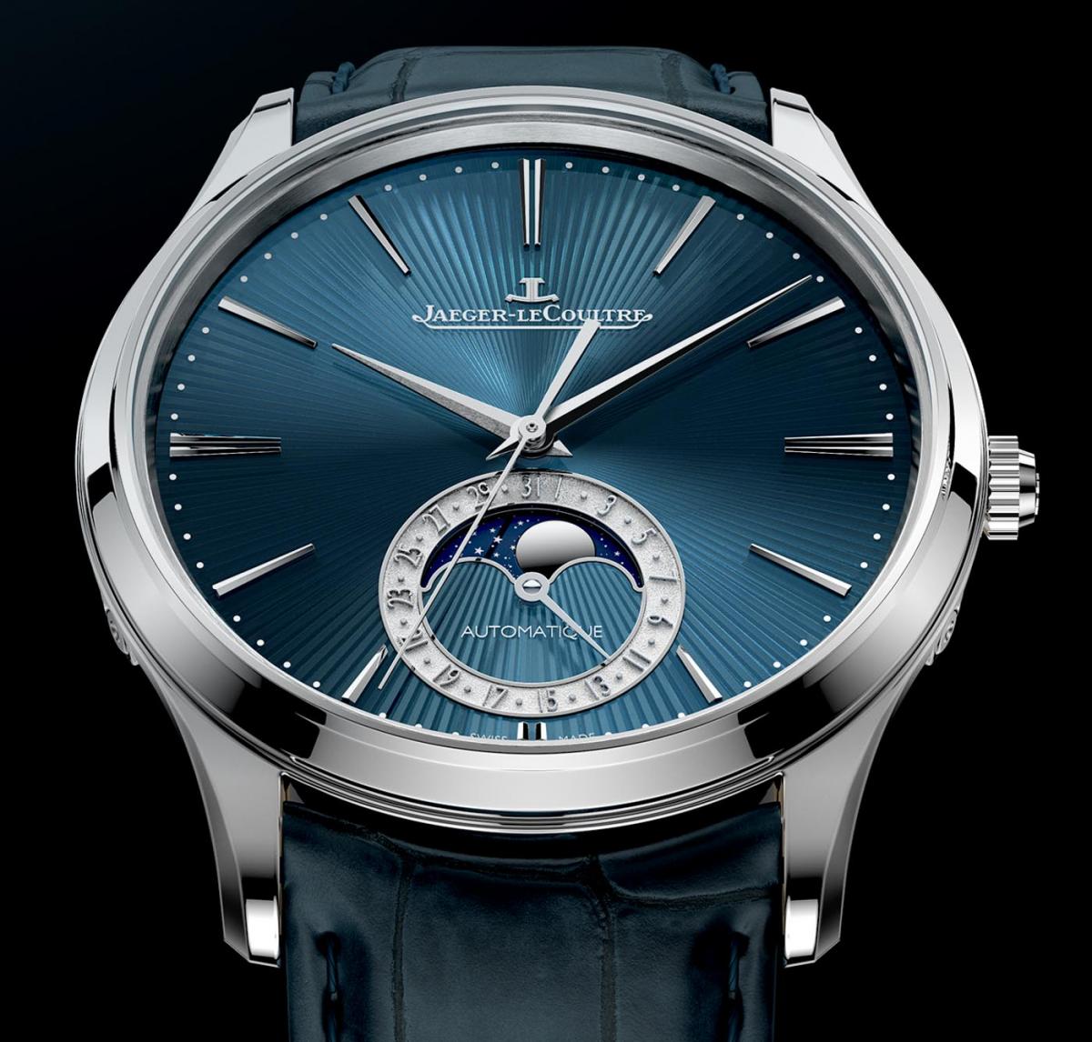 Jaeger-LeCoultre Master Ultra-Thin Moon Enamel gets a stunning guilloché enamelled dial for SIHH 2019