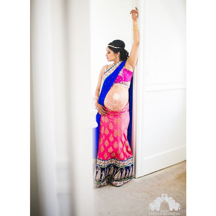 indian inspired maternity photos 7