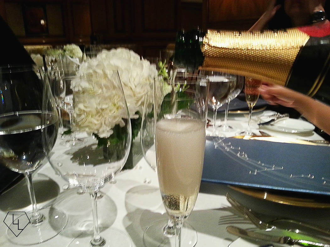 Moet on the menu: Celebratory bubbly to toast the Zodiac grill's 26 years of success. 