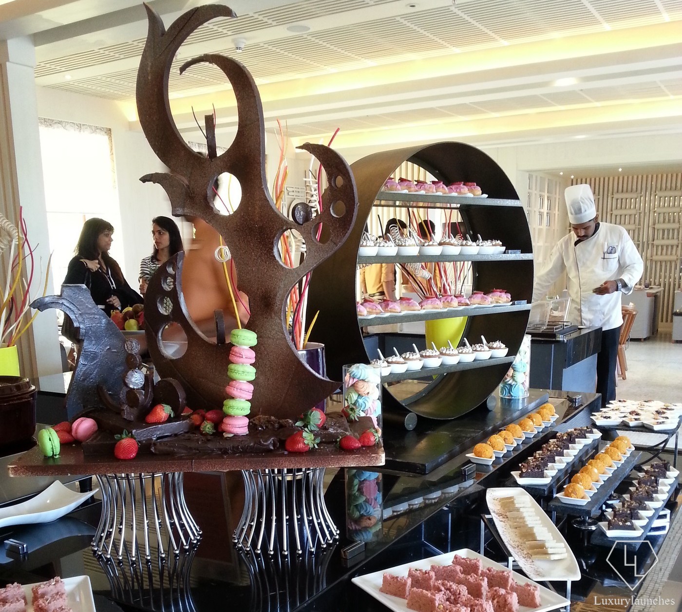 Array of desserts in the Latest Recipe buffet