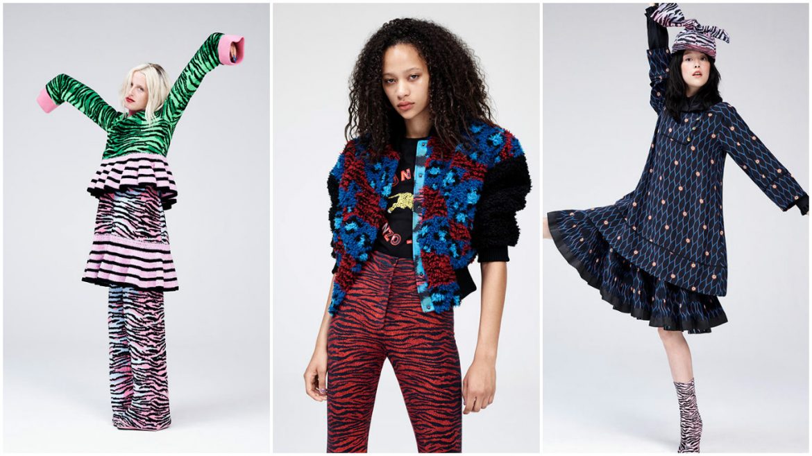 The Kenzo x H&M lookbook images launched