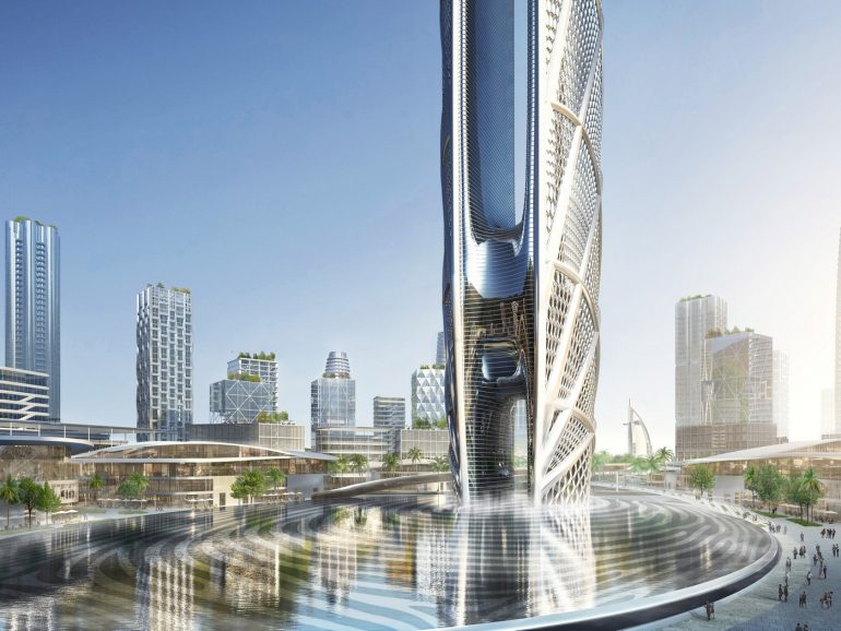 Dubai is building a new skyscraper it will be 500 meters tall and it's ...