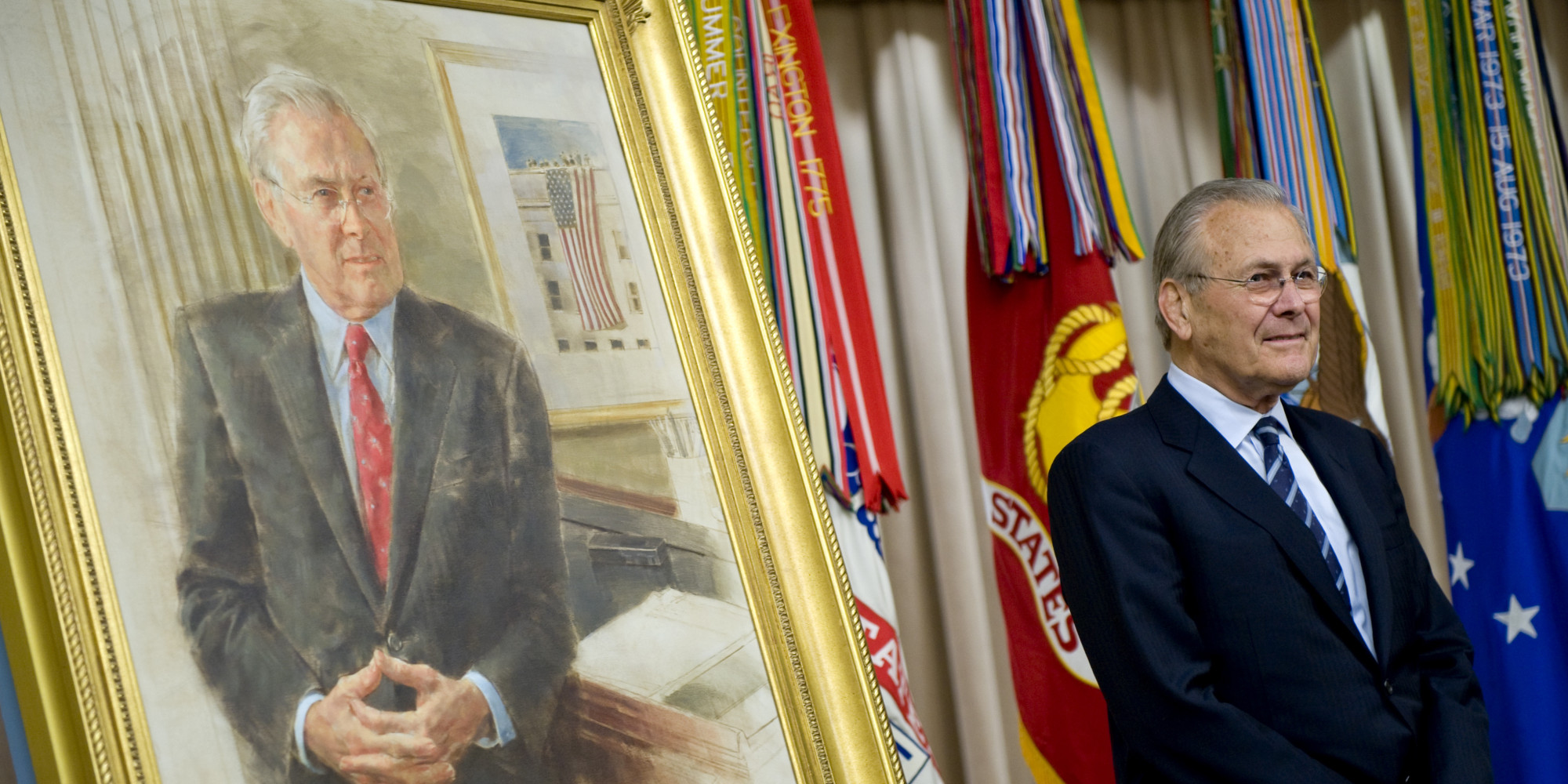 Donald Rumsfeld S 50 000 Portrait Will Adorn The Walls Of