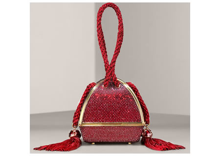 Cupola Minaudiere sits pretty in Red and Gold - Luxurylaunches