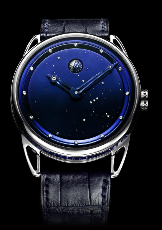 De Bethune DB25 watch recreates the magic with a bejeweled moon