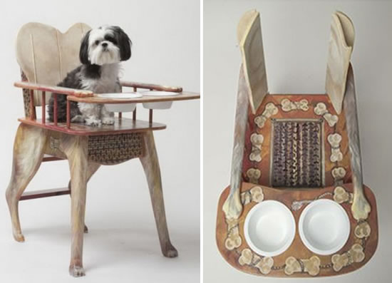 Dog High Chair elevates your pet to be your dining partner - Luxurylaunches