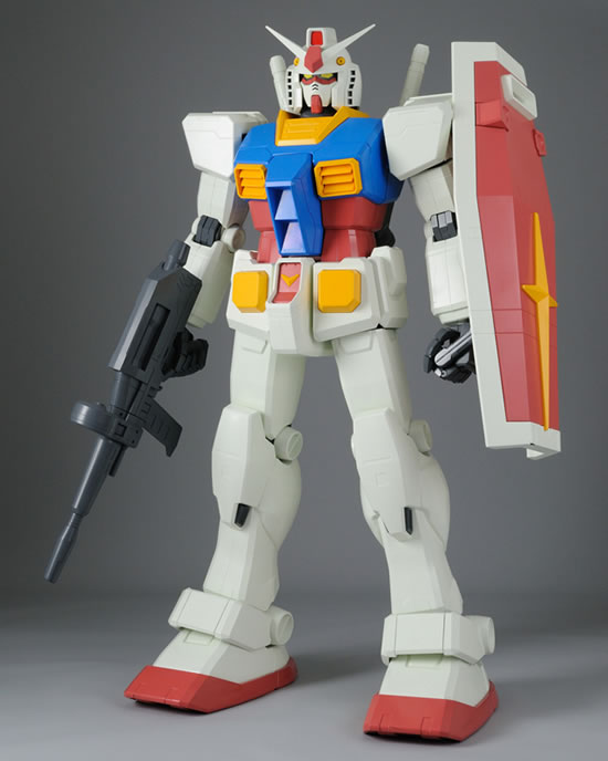 A 1.5 meter tall Gundam figure for sale at $3,400