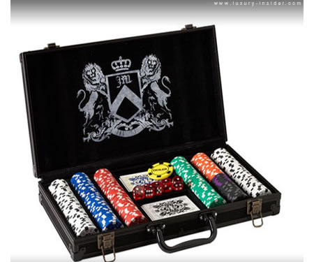 Luxury Marble Lacquer Superyacht Poker Set