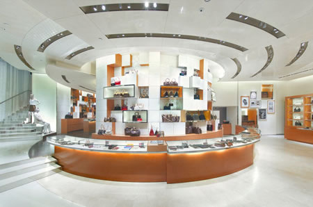 Louis Vuitton store in ION Orchard with collection by Japanese