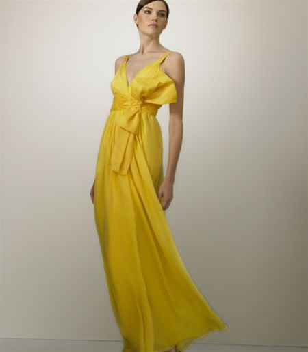 D&G Oversized yellow Bow gown