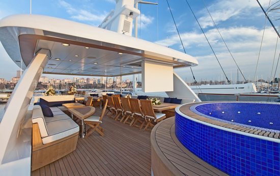 Karia superyacht sails with elegance spread all over it