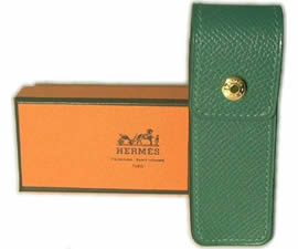 Hermes Home Epsom Chewing Gum/Lipstick Case New!