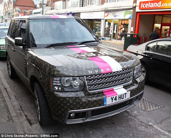 Range Rover dressed up in Louis Vuitton goes overboard