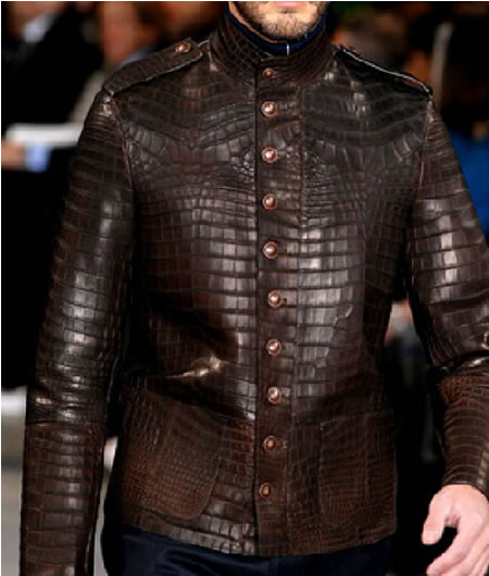 Louis Vuitton Alligator Officers Jacket: For the wild men - Luxurylaunches