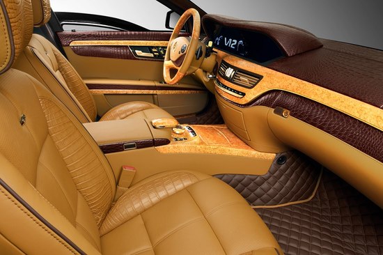 A $700,000 armored Mercedes Benz S600 rolls out with gilded